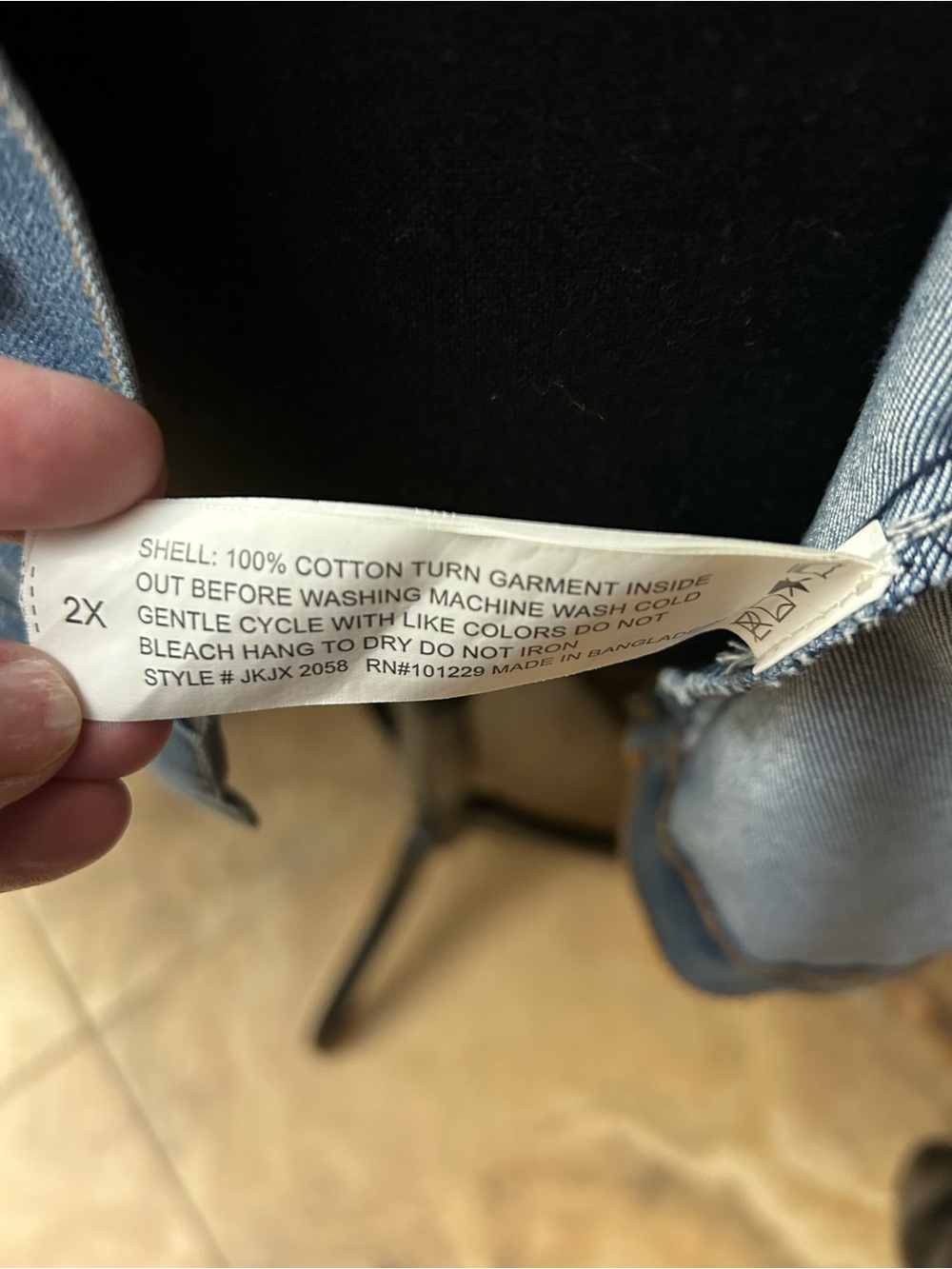 Ashley By 26 International Blue Denim Jacket - Picture 7 of 7